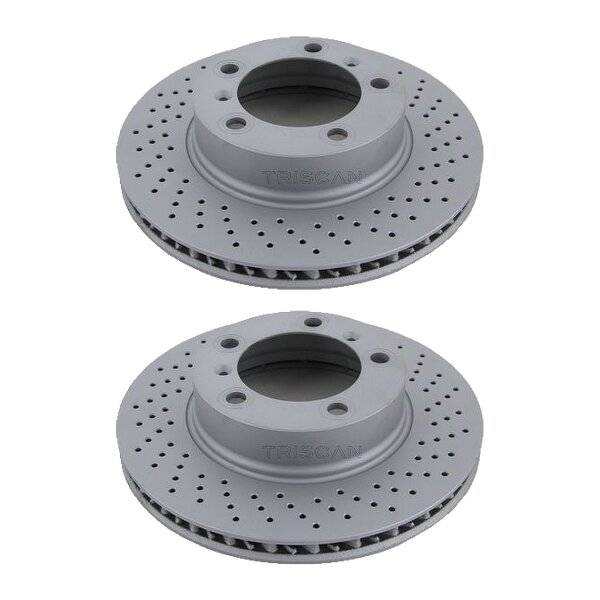 2 Brake Discs vented Ø 298 mm TRISCAN for PORSCHE BOXSTER and others