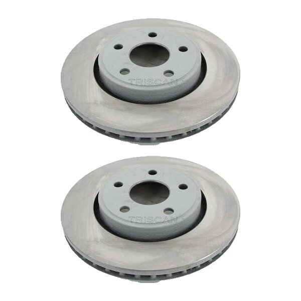 2 Brake Discs vented Ø 330 mm TRISCAN suitable for e.g. JEEP GRAND