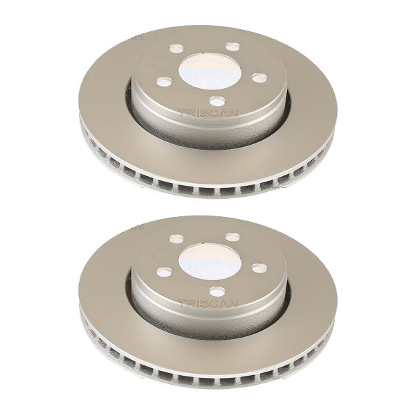 2 Bremsscheiben belüftet Ø 302 mm TRISCAN passend für u.a. DODGE NITRO