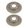2 Bremsscheiben voll Ø 268 mm TRISCAN passend für u.a. OPEL FRONTERA