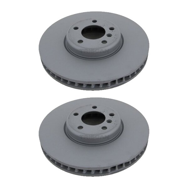2 Bremsscheiben belüftet Ø 348 mm TRISCAN Bremsen-Expertise für u.a. BMW 5er