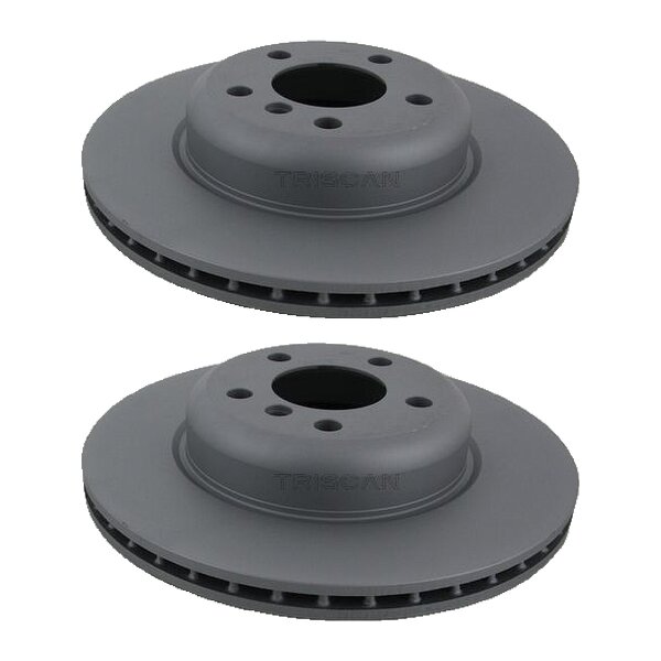 2 Brake Discs vented Ø 330 mm TRISCAN for BMW 5 Series and others
