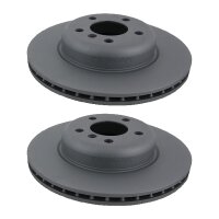 2 Brake Discs vented Ø 330 mm TRISCAN for BMW 5...