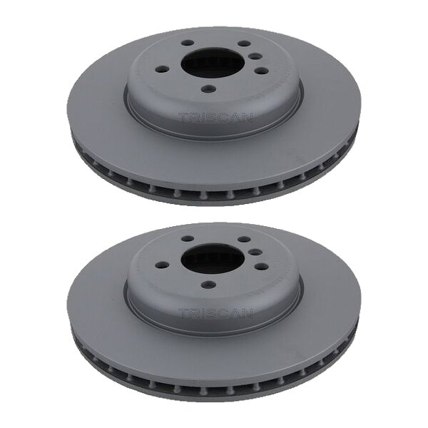 2 Bremsscheiben belüftet Ø 348 mm TRISCAN Bremsen-Expertise für u.a. BMW 5er