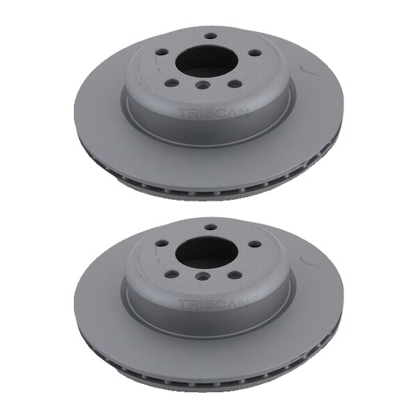 2 Brake Discs vented Ø 330 mm TRISCAN for BMW 5 Series and others