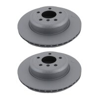 2 Brake Discs vented Ø 330 mm TRISCAN for BMW 5...
