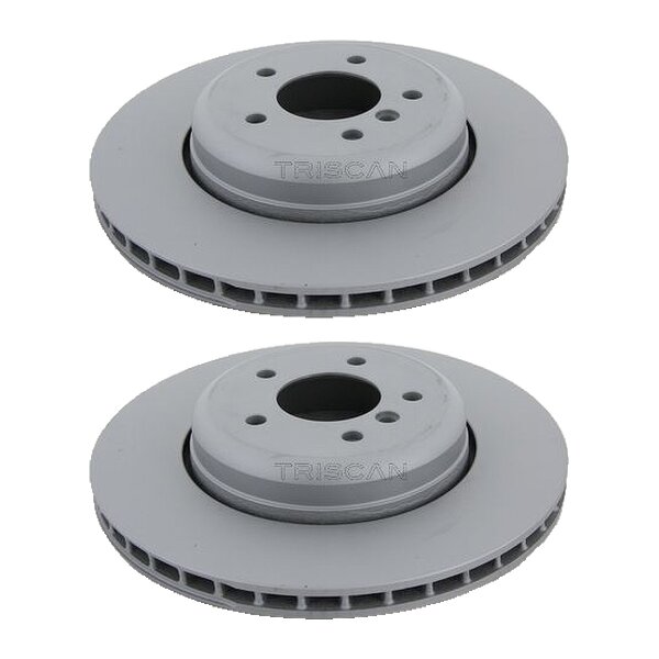2 Bremsscheiben belüftet Ø 345 mm TRISCAN Bremsen-Expertise für u.a. BMW 5er
