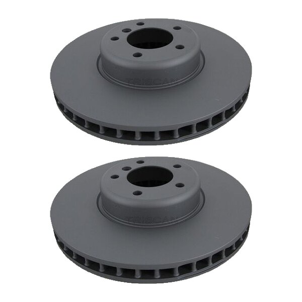 2 Bremsscheiben belüftet Ø 348 mm TRISCAN Bremsen-Expertise für u.a. BMW 5er