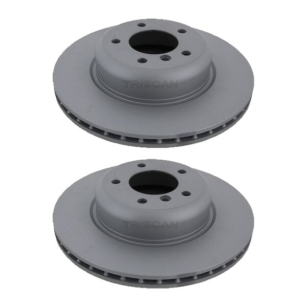 2 Brake Discs vented Ø 330 mm TRISCAN Brake-Expertise for BMW Z4