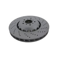 2 Brake Discs perforated internally vented Ø 400...