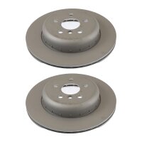 2 Brake Discs vented Ø 330 mm TRISCAN for BMW 5...