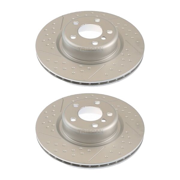 2 Bremsscheiben belüftet Ø 345 mm TRISCAN Bremsen-Expertise für u.a. BMW 1er