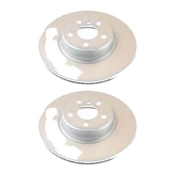 2 Brake Discs vented Ø 330 mm TRISCAN for BMW 5 Series and others