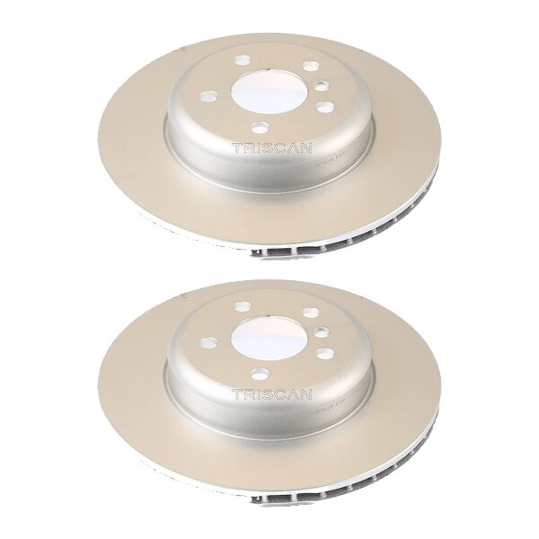 2 Brake Discs vented Ø 345 mm TRISCAN for BMW 3 Series and others