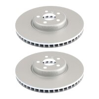 2 Brake Discs vented Ø 348 mm TRISCAN for BMW 5...
