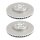 2 Brake Discs vented Ø 348 mm TRISCAN for BMW 5 Series and others
