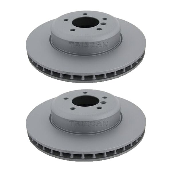 2 Bremsscheiben belüftet Ø 348 mm TRISCAN Bremsen-Expertise für u.a. BMW 5er