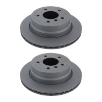 2 Brake Discs vented Ø 300 mm TRISCAN for BMW 1...