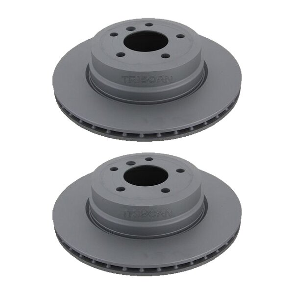 2 Brake Discs vented Ø 324 mm TRISCAN for BMW 1 Series and others