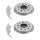 2 Brake Discs vented Ø 330 mm TRISCAN for e.g. ALFA ROMEO GIULIETTA