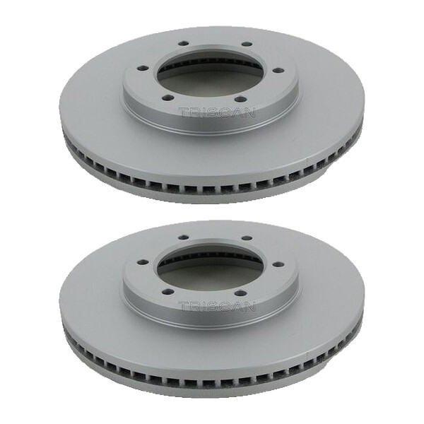 2 Brake Discs vented Ø 287 mm TRISCAN Brake-Expertise for TOYOTA DYNA