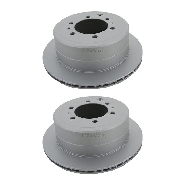 2 Brake Discs vented Ø 335 mm TRISCAN suitable for e.g. TOYOTA LAND