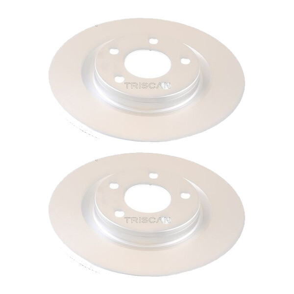 2 Bremsscheiben belüftet Ø 296 mm TRISCAN für u.a. NISSAN X-TRAIL