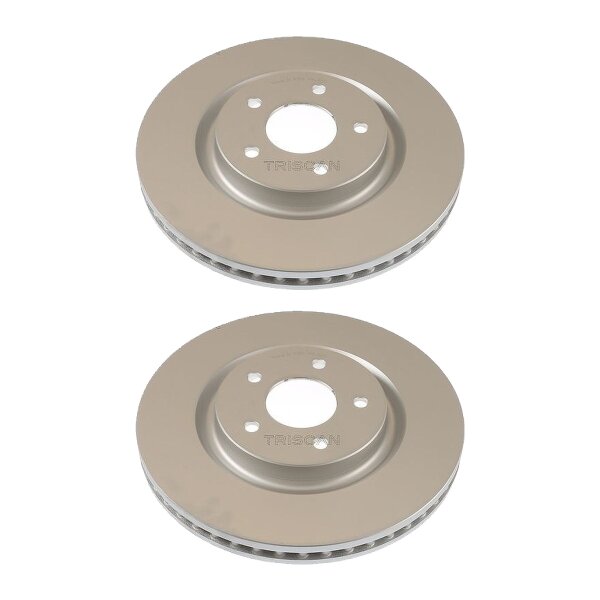 2 Brake Discs vented Ø 320 mm TRISCAN for e.g. NISSAN X-TRAIL
