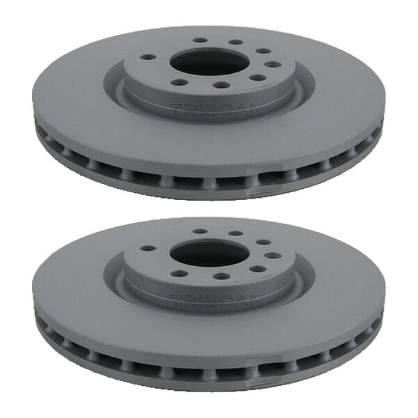 2 Brake Discs vented Ø 305 mm TRISCAN Brake-Expertise for FIAT CROMA