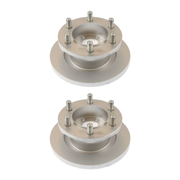 2 Bremsscheiben voll Ø 290 mm TRISCAN Bremsen-Expertise für u.a. IVECO DAILY