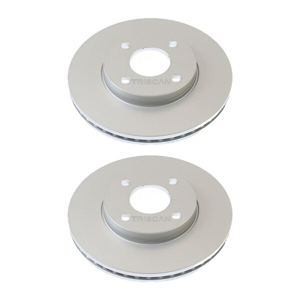 2 Bremsscheiben belüftet Ø 262 mm TRISCAN passend für u.a. FORD FIESTA