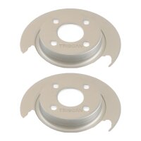2 Bremsscheiben voll Ø 253 mm TRISCAN...