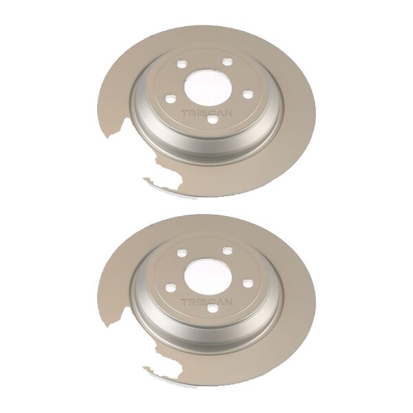 2 Bremsscheiben voll Ø 302 mm TRISCAN Bremsen-Expertise für u.a. FORD KUGA