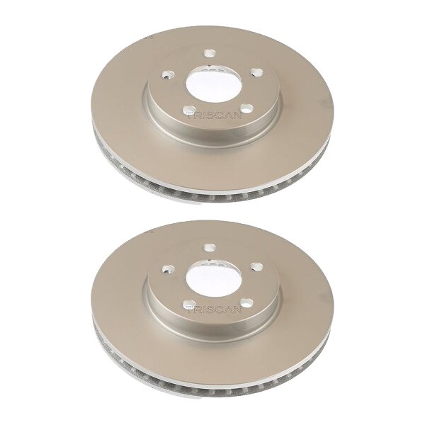 2 Brake Discs vented Ø 282 mm TRISCAN suitable for e.g. FORD FOCUS