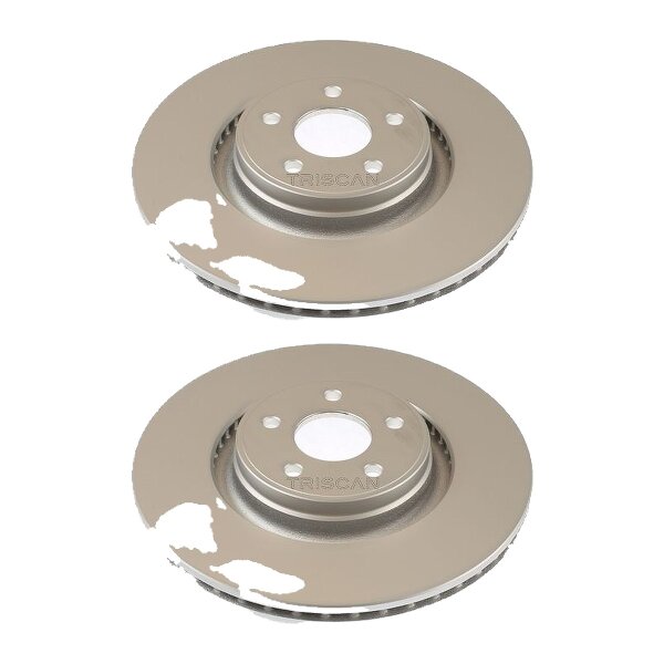 2 Bremsscheiben belüftet Ø 335 mm TRISCAN passend für u.a. FORD FOCUS