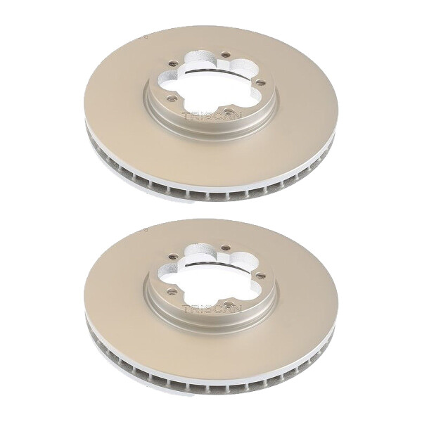 2 Brake Discs vented Ø 308 mm TRISCAN Brake-Expertise for e.g. FORD TRANSIT