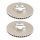2 Brake Discs vented Ø 324 mm TRISCAN Brake-Expertise for e.g. FORD TRANSIT