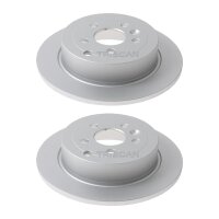 2 Bremsscheiben voll Ø 302 mm TRISCAN für...
