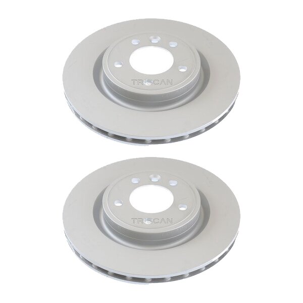 2 Brake Discs vented Ø 325 mm TRISCAN for e.g. LAND ROVER RANGE ROVER IV