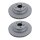 2 Brake Discs vented Ø 320 mm TRISCAN for MERCEDES-BENZ E-CLASS and others