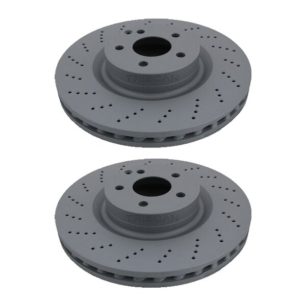 2 Bremsscheiben belüftet Ø 344 mm TRISCAN für u.a. MERCEDES-BENZ E-KLASSE