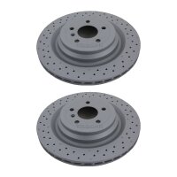 2 Brake Discs vented Ø 345 mm TRISCAN for...