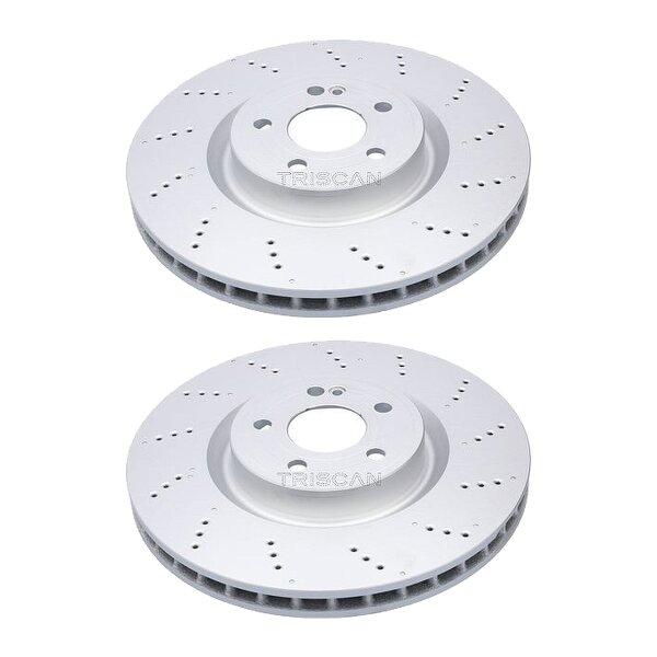 2 Bremsscheiben belüftet Ø 350 mm TRISCAN für u.a. MERCEDES-BENZ A-KLASSE