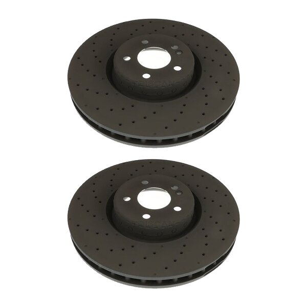 2 Brake Discs two-piece Ø 360 mm TRISCAN for e.g. MERCEDES-BENZ GLC