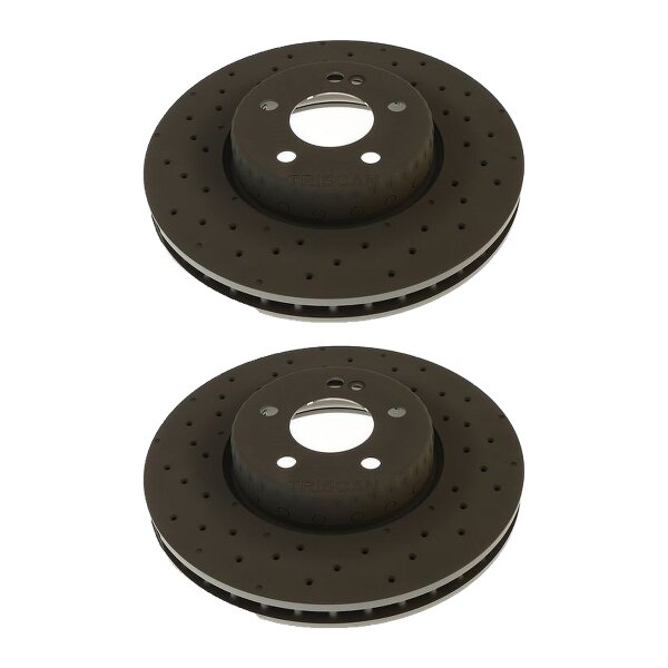 2 Brake Discs two-piece Ø 318 mm TRISCAN for e.g. MERCEDES-BENZ C-CLASS