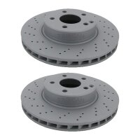 2 Brake Discs vented Ø 312 mm TRISCAN suitable for...