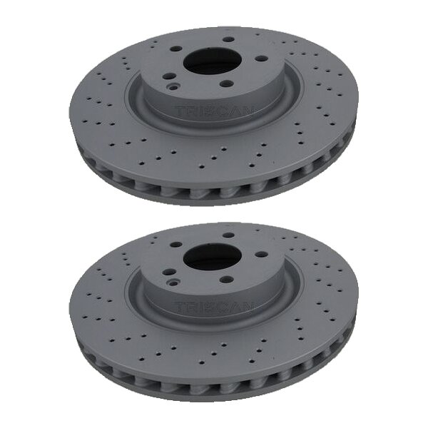 2 Brake Discs vented Ø 335 mm TRISCAN for MERCEDES-BENZ S-CLASS