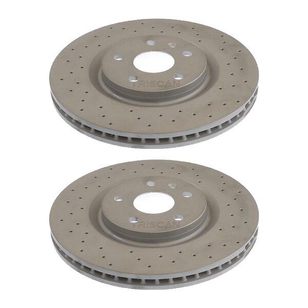 2 Bremsscheiben belüftet Ø 345 mm TRISCAN für u.a. OPEL INSIGNIA