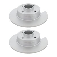 2 Bremsscheiben voll Ø 240 mm TRISCAN...