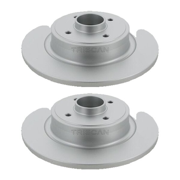 2 Bremsscheiben voll Ø 274 mm TRISCAN passend für u.a. RENAULT SCÉNIC